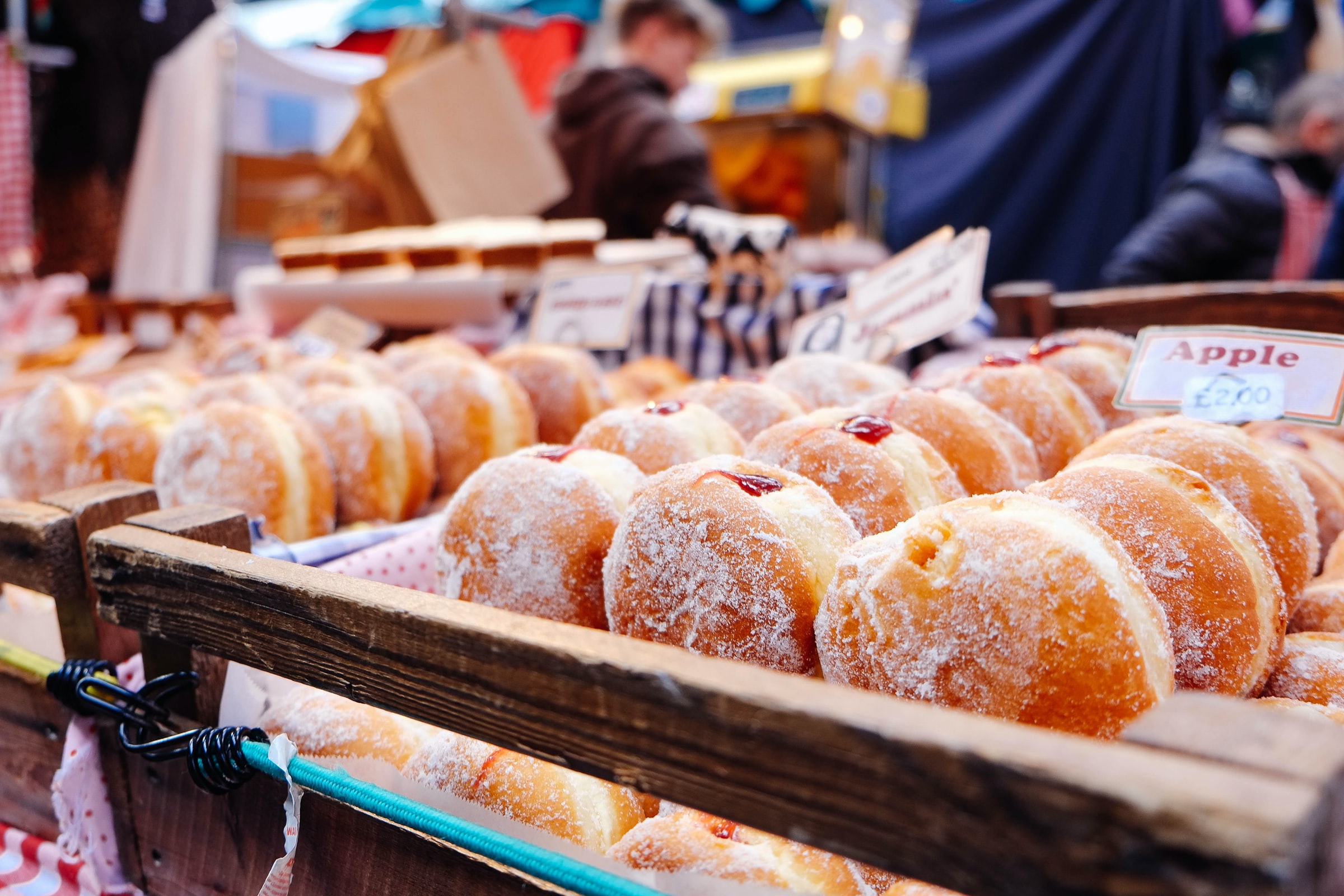 Jelly doughnuts sold for Jewish holiday Hanukkah celebration