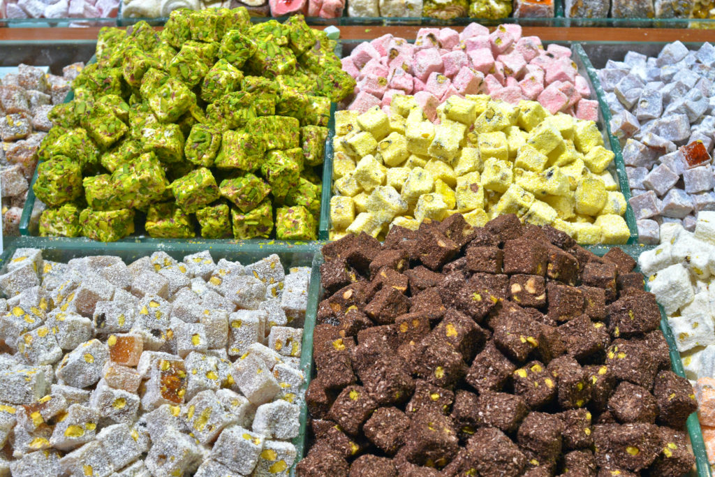 Eid al-Fitr sweet treats like Turkish delights