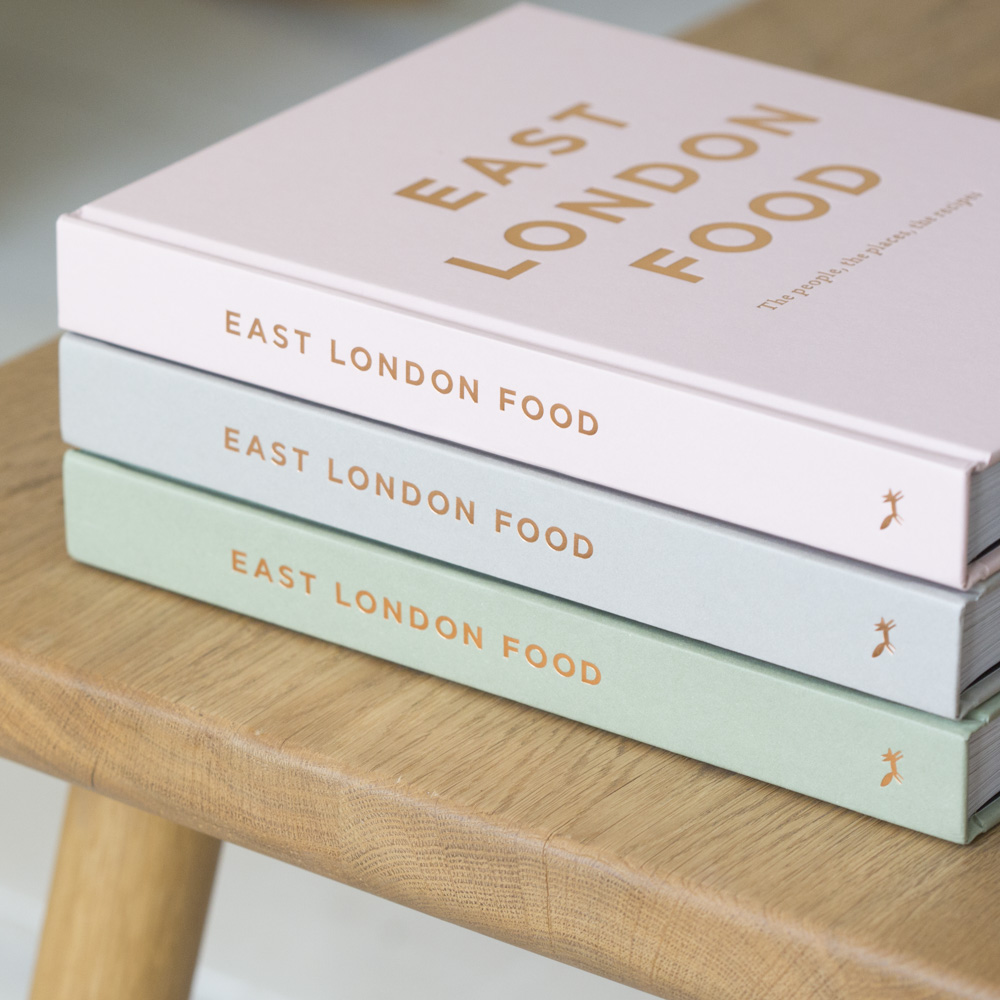 East London Food second edition in pastel colours