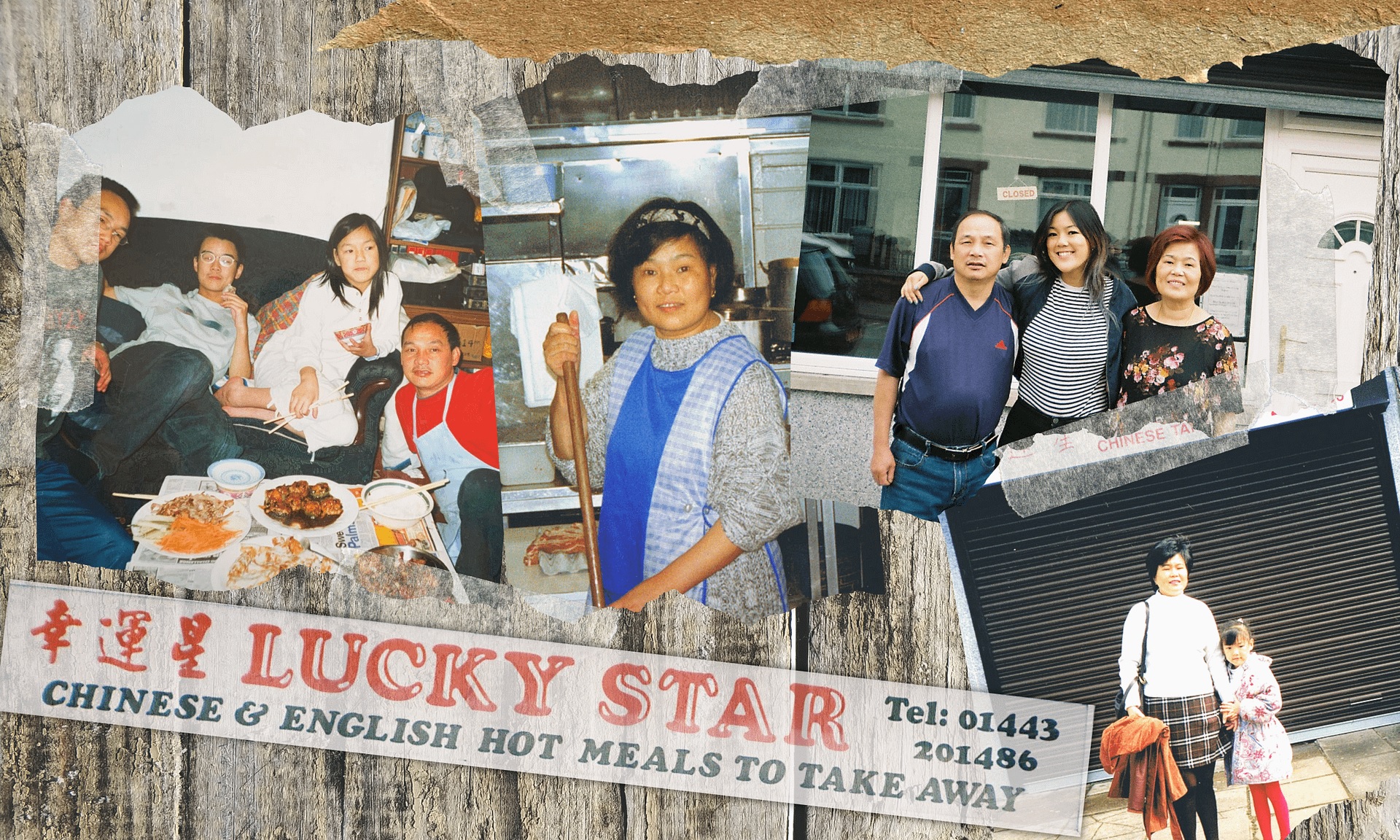 Takeaway stories of childhood from behind the counter collage by angela hui