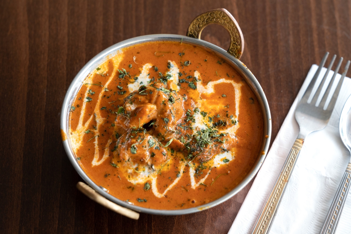 Butter chicken tikka curry, the unofficial British national dish. Photo by Michele Krozser