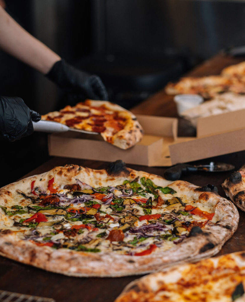 Breadstall authentic Italian biga dough pizza in Clapham