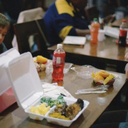 London food vendors supply free meals to schoolchildren