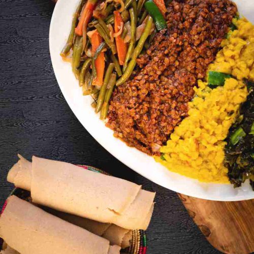 Vegan Ethiopian food